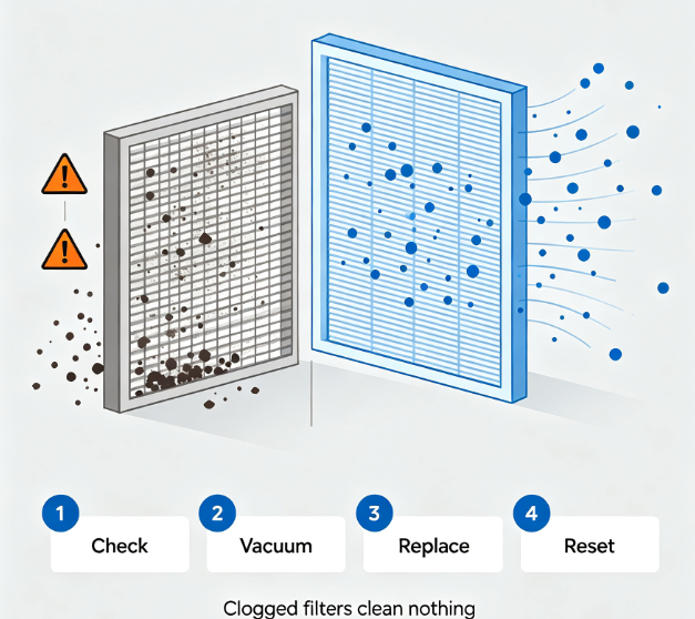 Air Purifier Filter Life When and How to Replace HEPA and Carbon