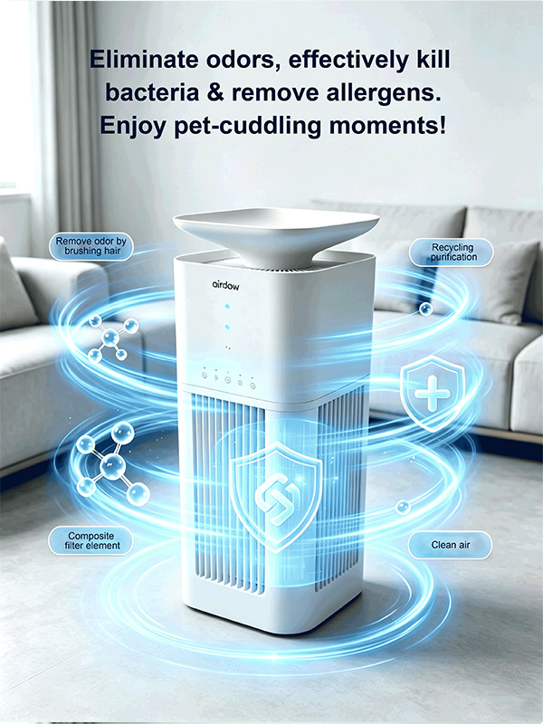 Pet Air Purifier for Hair, Odor, and Allergens (2)