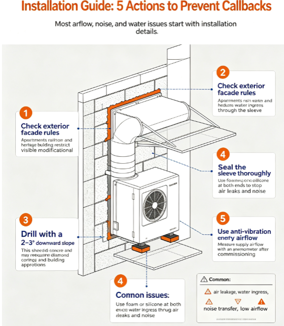 Wall-Mounted Ventilator Installation Tips and Key Specs to Consider